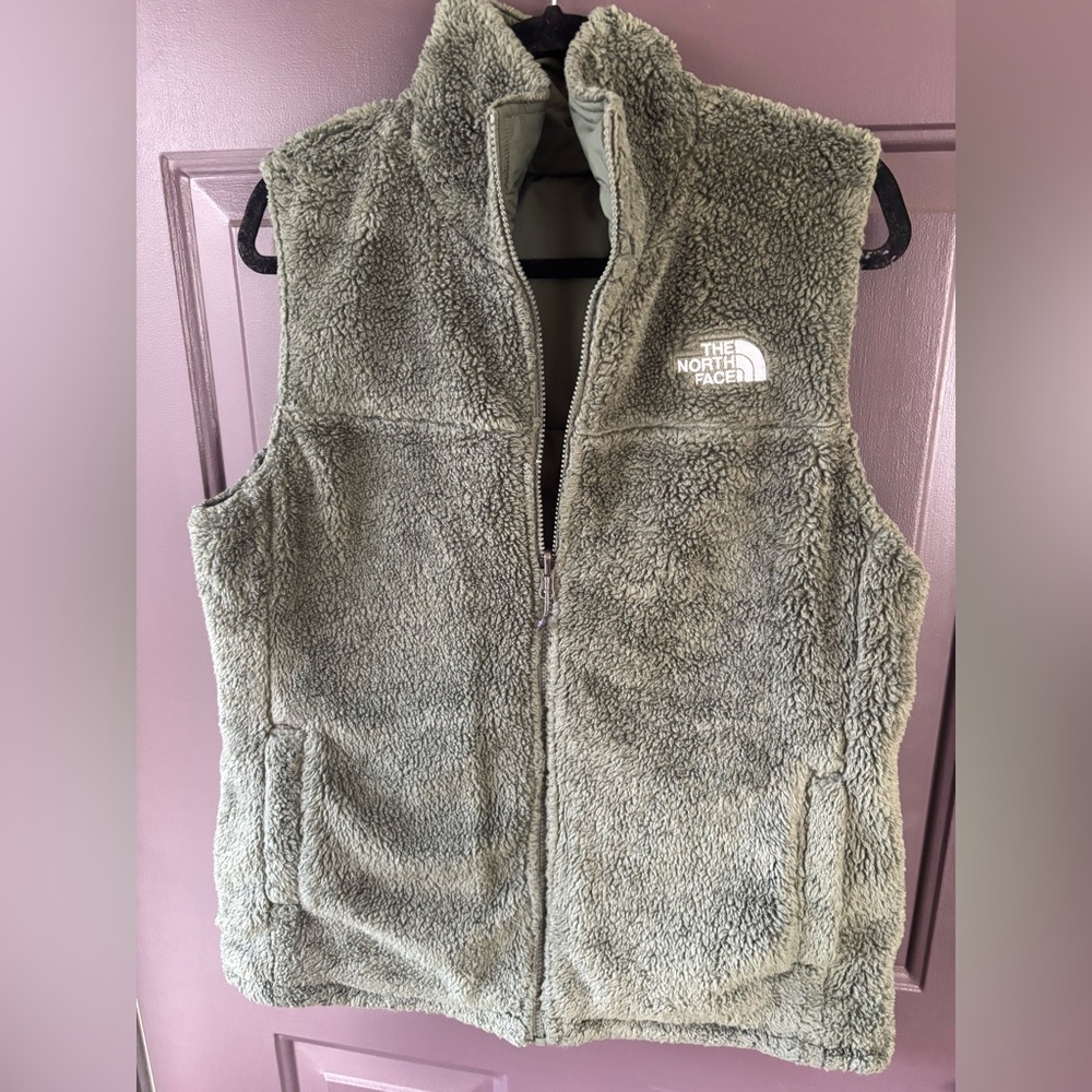 NWOT The North Face women’s Green Quilted reversible vest Large - Picture 4 of 4